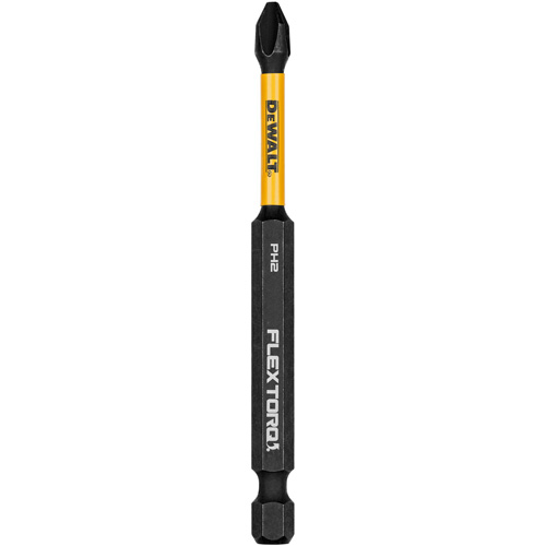 FLEXTORQ&reg; Impact Driver Bit, Phillips, #2 Tip, 1/4" Drive Size, 3-1/2" Length Pryde Industrial Inc.