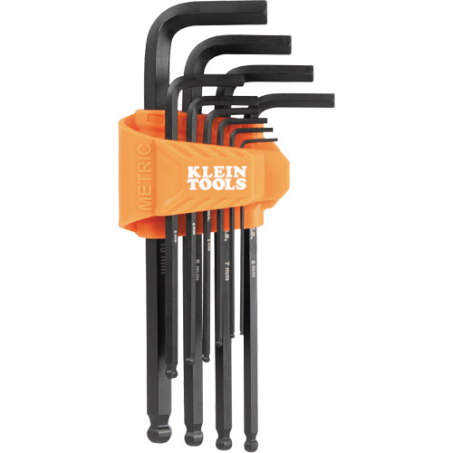 L-Style Long Ball-End Hex Key Set, 10 Pcs., Metric Pryde Industrial Inc.