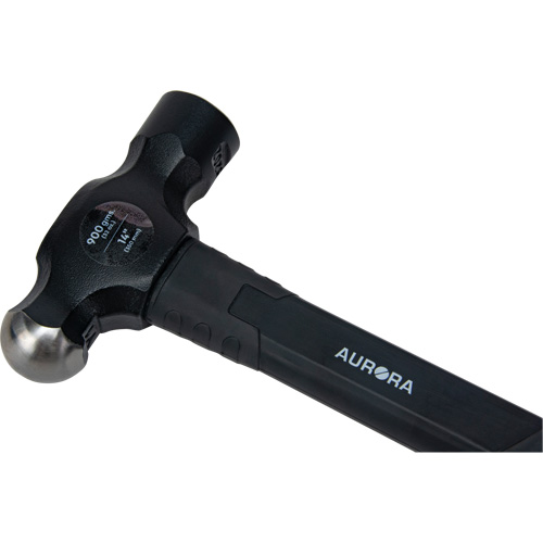 Ball Pein Hammer, 32 oz. Head Weight, Plain Face, Fibreglass Handle Pryde Industrial Inc.
