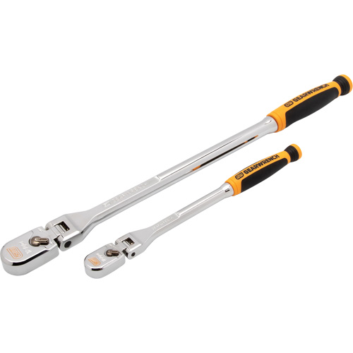 1/4" & 3/8" Drive 120XP Dual Material Flex Handle Teardrop Ratchet Set Pryde Industrial Inc.
