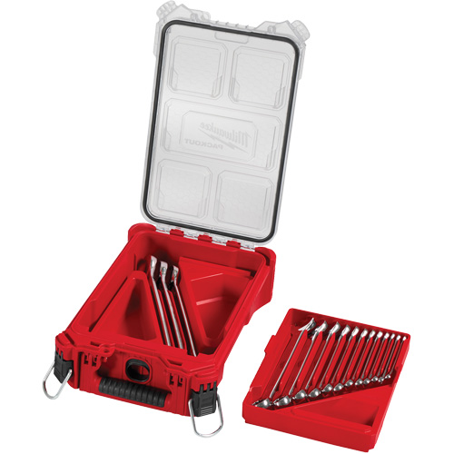 Jeu de cl&eacute;s SAE avec organisateur compact PackOut, Combinaison, 15 morceaux, Imp&eacute;rial Pryde Industrial Inc.