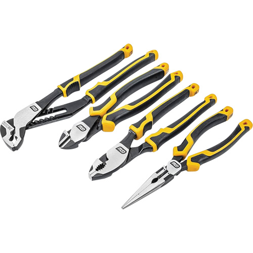PITBULL Dual Material Mixed Plier Set, 4 Pieces Pryde Industrial Inc.