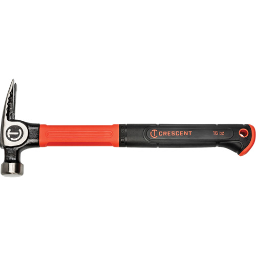 General Purpose Hammer, 16 oz., Fibreglass/Cushion Handle, 14" L Pryde Industrial Inc.