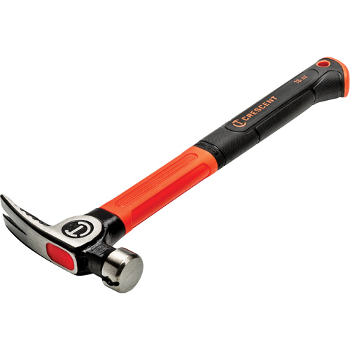 General Purpose Hammer, 16 oz., Fibreglass/Cushion Handle, 14" L Pryde Industrial Inc.