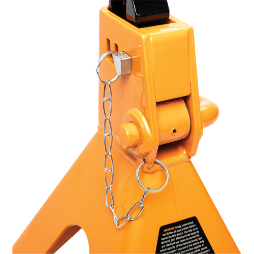 Ratcheting Jack Stand, Locking Pin, 3 tons Capacity, 11-3/4" - 17-1/2" H Pryde Industrial Inc.