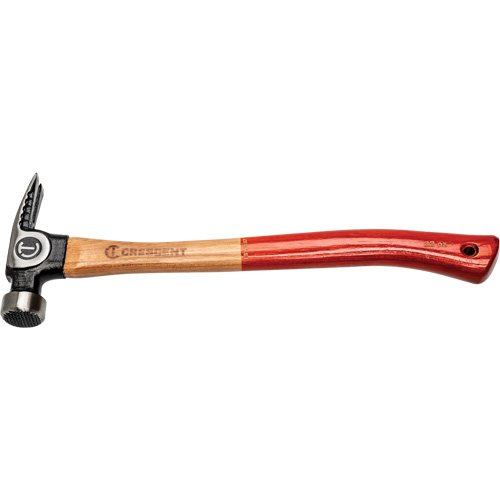Milled-Face Framing Hammer, 22 oz., Wood Handle, 18" L Pryde Industrial Inc.