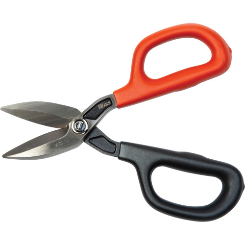 Cisaille de ferblantier droite, Longueur de coupe de 1-31/50", Coupe Droit Pryde Industrial Inc.