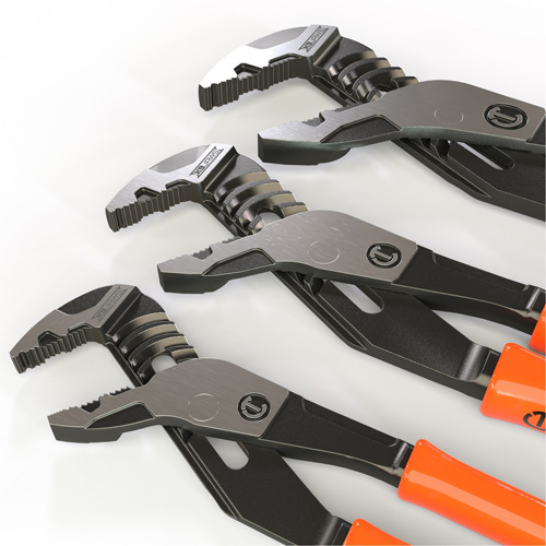 Z2 K9 Straight Jaw Dipped Handle Tongue & Groove Plier Set, 3 Pieces Pryde Industrial Inc.