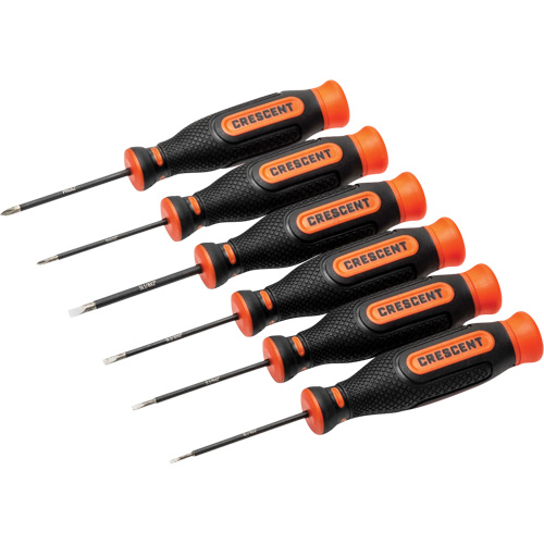 Diamond Tip Precision Screwdriver Set, 6 Pryde Industrial Inc.