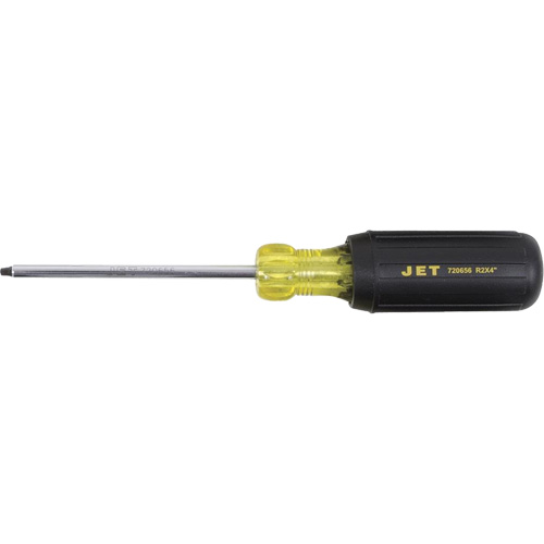 JKSR-2 Tournevis &agrave; pointe carr&eacute;e, Tige de #2, Ronde, 4" lo, Prise en Coussin&eacute;e Pryde Industrial Inc.