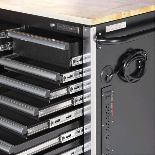 HDRC7220 Armoire mobile de s&eacute;rie HD, 20 tiroirs, 72" la x 24" p x 42-3/10" h, Noir Pryde Industrial Inc.