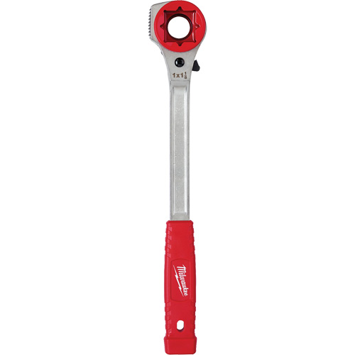 Cl&eacute; &agrave; cliquet &agrave; levier &eacute;lev&eacute;e pour monteur de ligne avec face de frappe frais&eacute;e, Prise de 3/4"/1"/1-1/8", Poign&eacute;e Ergonomique Pryde Industrial Inc.