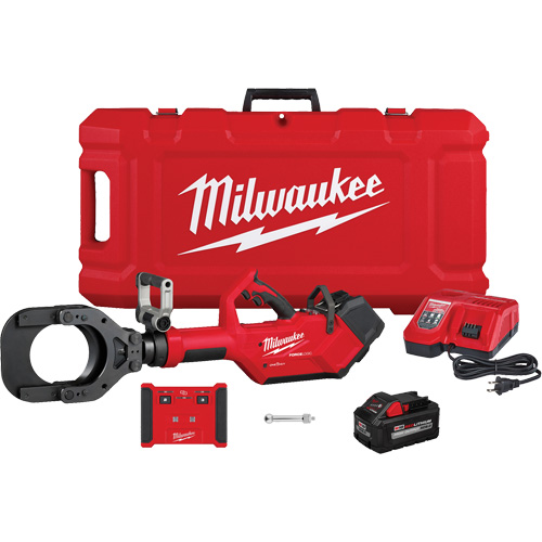 Coupe-c&acirc;ble pour c&acirc;bles souterrains de 5" M18 FORCE LOGIC avec t&eacute;l&eacute;commande sans fil Pryde Industrial Inc.