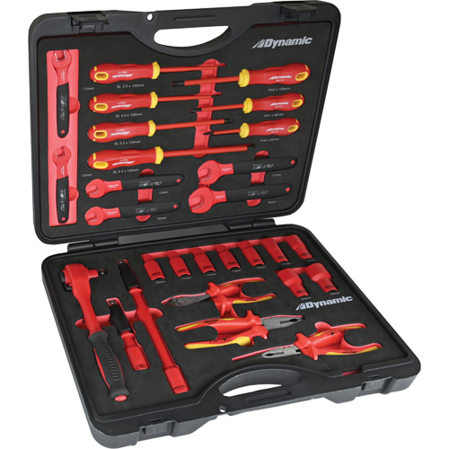 Insulated Tool Set, 1000 V, 28 Pcs Pryde Industrial Inc.