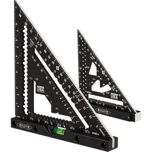 Frame to Finish 4.5" & 7" Rafter Square Set Pryde Industrial Inc.