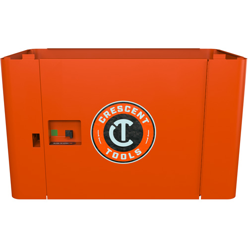 Armoire de rangement s&eacute;curis&eacute;e RAILWORKS en acier avec panneau &agrave; porte simple verrouillable Pryde Industrial Inc.