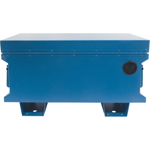 Jobsite Tool Box, 33" x 20-3/10" x 18-3/10", Steel, Blue Pryde Industrial Inc.