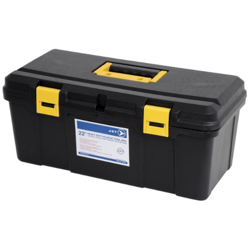 Coffre &agrave; outils portatif en plastique JPTB-22, 22" la x 10-1/4" p x 9-1/2" h, Noir Pryde Industrial Inc.