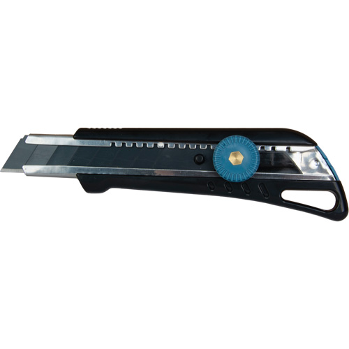 18mm Professional Knife with Ratchet, Stainless Steel, Heavy-Duty, Plastic Handle Pryde Industrial Inc.