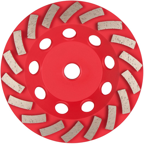 Meule boisseau diamant&eacute;e &agrave; 18 segments Turbo DIAMOND MAX Pryde Industrial Inc.
