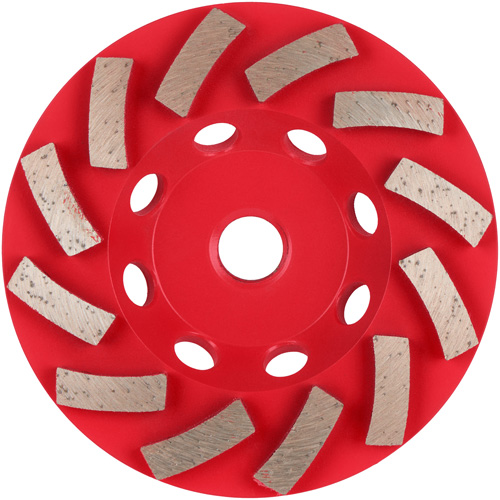 Meule boisseau diamant&eacute;e &agrave; 12 segments Turbo DIAMOND MAX Pryde Industrial Inc.