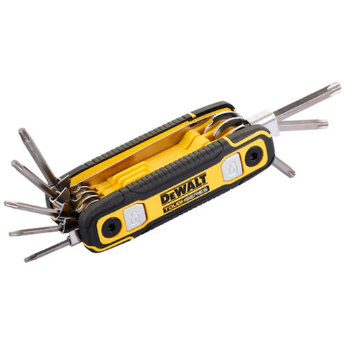 TOUGHSERIES Folding Locking Hex Key, 8 Pcs., Torx&reg; Pryde Industrial Inc.