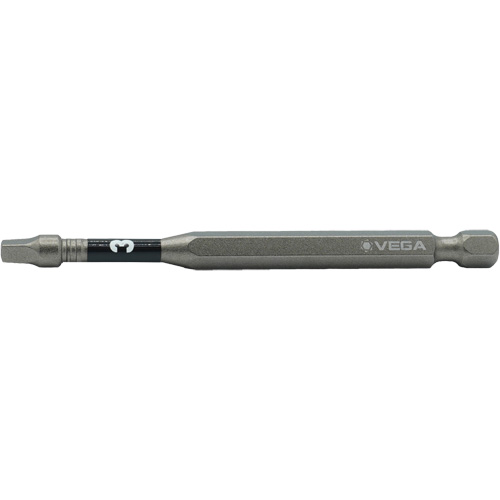 Embout pour outils &eacute;lectriques Impactech, Carr&eacute;e, Embout #3, Prise 1/4", Longueur 6" Pryde Industrial Inc.