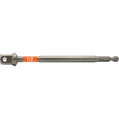 Impactech&reg; Impact Socket Adapter, 1/4" Drive Size, 1/2" Male Size, 6" L Pryde Industrial Inc.
