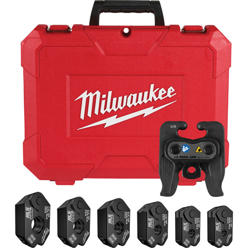 1/4" - 7/8" RLS&reg; Pivoting Press Ring Kit for M12 FORCE LOGIC Press Tool Pryde Industrial Inc.