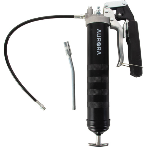 Dual Grease Gun Pistol with Lever Handle Pryde Industrial Inc.