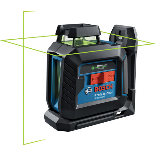 Laser &agrave; lignes crois&eacute;es 360° auto-nivelant &agrave; faisceau vert Pryde Industrial Inc.