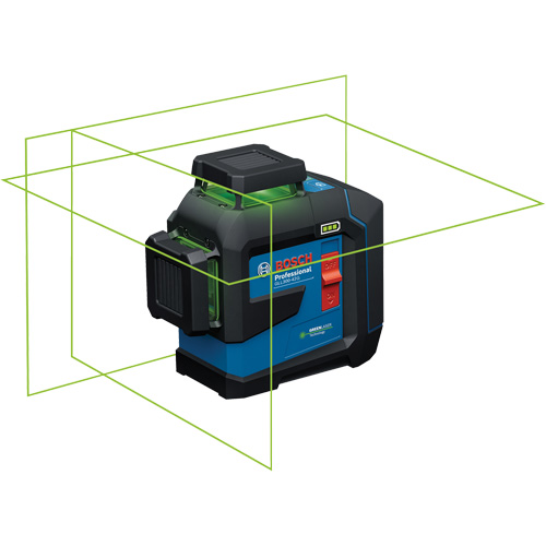 Laser dalignement/nivellement 360 &agrave; faisceau vert &agrave; trois points Pryde Industrial Inc.
