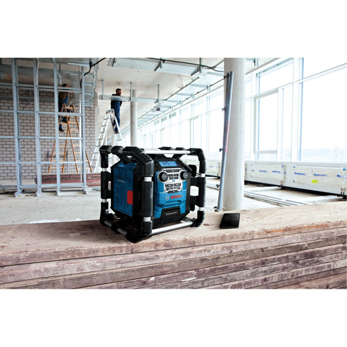 Radio de chantier avec Bluetooth 5.0 et station dalimentation, Lithium-ion, 18 V Pryde Industrial Inc.