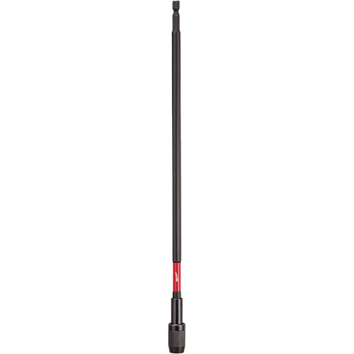 Porte-embout verrouillable SHOCKWAVE pour outil &agrave; percussion, Diam&egrave;tre max. de 1/4", Longeur de 12" Pryde Industrial Inc.