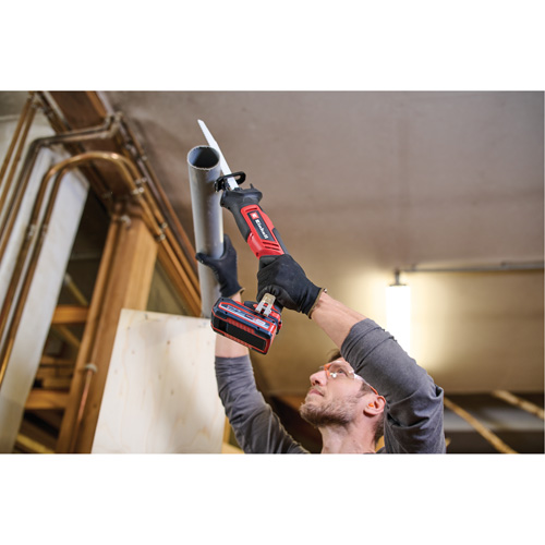 Cordless Compact One-Handed Reciprocating Saw (Tool Only), 18 V, Lithium-Ion Battery, 0-3000 SPM Pryde Industrial Inc.
