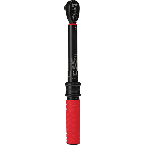 Cl&eacute; dynamom&eacute;trique, &agrave; cliquer, Entraînement 3/8" carr&eacute;, 5,6 - 28,2 Nm/50 - 250 lb-po Pryde Industrial Inc.