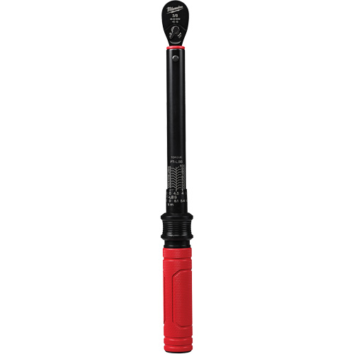Torque Wrench, Click, 3/8" Square Drive, 20 - 100 in-lbs/27.1 - 135.6 N.m Pryde Industrial Inc.