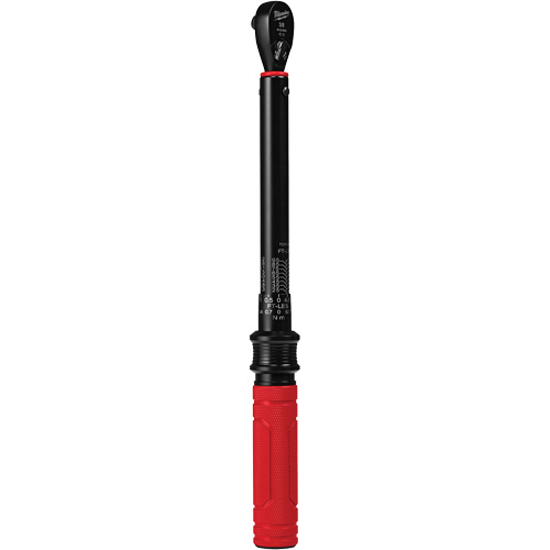 Torque Wrench, Click, 3/8" Square Drive, 20 - 100 in-lbs/27.1 - 135.6 N.m Pryde Industrial Inc.