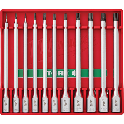 Jeu de douilles &agrave; embouts longues, Torx, Prise 1/4"/3/8", 11 mr Pryde Industrial Inc.