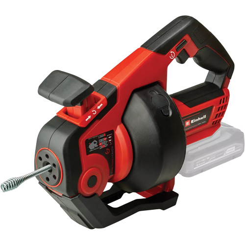 TE-DA 18/760 Li 18V Cordless Drain Auger (Tool Only), Powered, 25' Cable Length, 1/4" Cable Diameter Pryde Industrial Inc.
