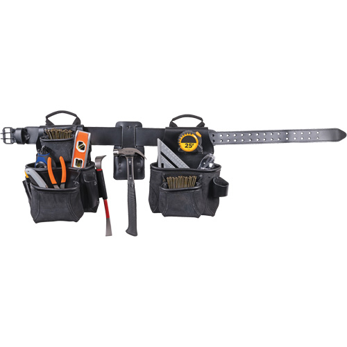Ensemble de tabliers robustes Phantom 4 morceaux, Cuir, Noir Pryde Industrial Inc.