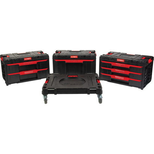 4-Piece Arx&reg; Dolly with Swivel Casters Set, 23-1/10" x 15" x 22-1/2", Black Pryde Industrial Inc.