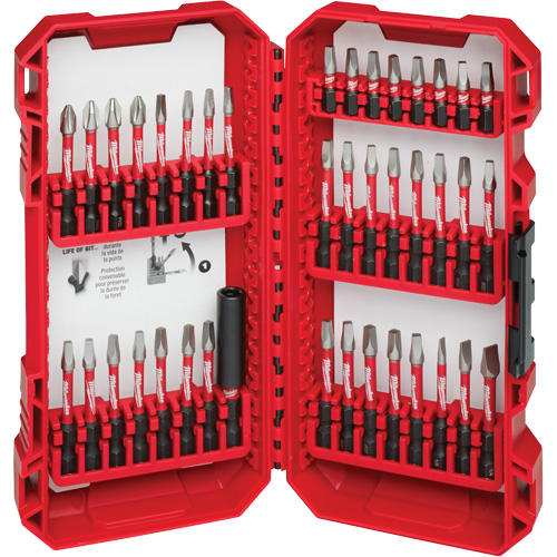 40-Piece SHOCKWAVE Impact-Duty Driver Bit  Set Pryde Industrial Inc.