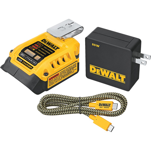 Trousse de recharge USB MAX*/FLEXVOLT 5 A, 20 V, Lithium-ion Pryde Industrial Inc.