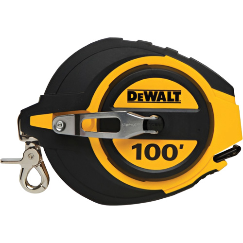 Closed Case Long Tape Measure, 100', Imperial Graduations Pryde Industrial Inc.