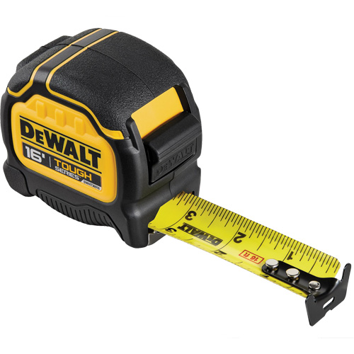 TOUGHSERIES Tape Measure, 16', Imperial Graduations Pryde Industrial Inc.