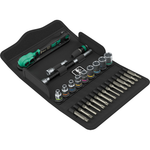 Jeu de cl&eacute; &agrave; cliquet SA 14 Zyklop Comfort avec levier dinversion, 28 Mcx, Prise de 1/4" Pryde Industrial Inc.