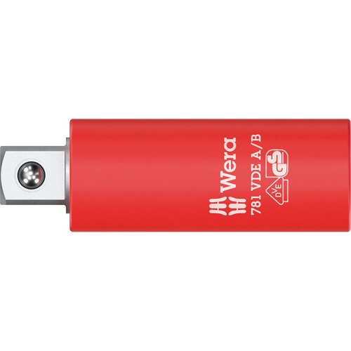 A/B VDE Insulated Connector, 1/4" Drive, 3/8" Socket, 2.78" L, Ball Pryde Industrial Inc.