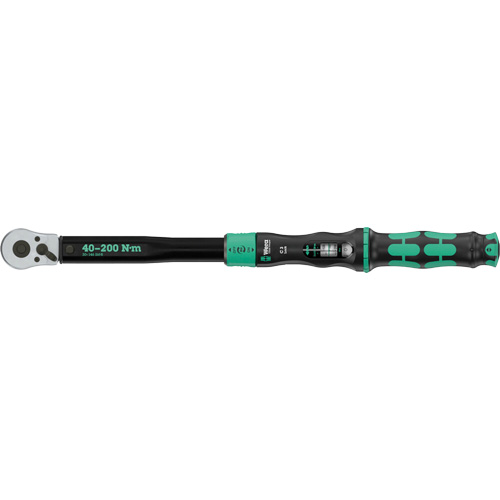 Adjustable Click-Torque Lock C 3 Torque Wrench with Torque Lock Function, Click, 1/2" Square Drive, 30 - 146 lbf. Ft Pryde Industrial Inc.