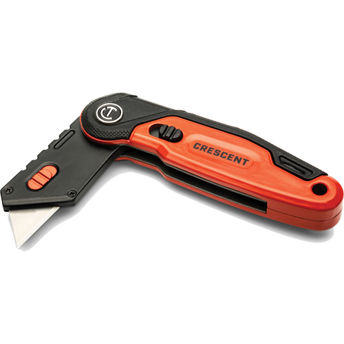Folding Utility Knife, 1" Blade, Steel Blade, Aluminum Handle Pryde Industrial Inc.